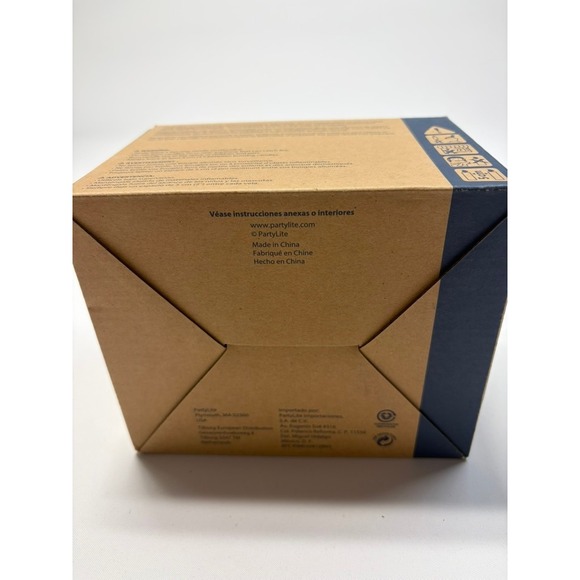 PartyLite Modern Cat Tealight Holders Set of 2 Black White Ceramic w Box - Picture 13 of 14